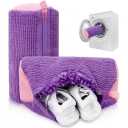 Shoe Washing Machine Bag,Laundry Shoe Bag For Washer And Dryer,Shoe Washing Bag for Washing Machine, Shoe Cleaning Bag For All Shoe Types Reusable Shoe Washing Bag(Pink & Purple 2pcs)