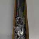 ENJOYBASICS Blackout Curtain rod for windows 48 to 84, 5/8 in Wrap Around Curtain Rods for Bedroom, Living Room, Adjustable from 30 to 86 Inches, Matte Black