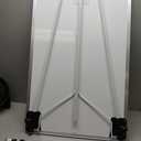 VIZ-PRO Whiteboard Easel, 36 x 24 Inches, Portable Dry Erase Board Height Adjustable With Flipchart Pad