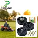 2 Pack 532196106 Idler Pulley with 532196104 Idler Pulley Replaces 532197379 532197380 for Husqvarna Z254 Z254f RZ5424 RZ5426 YTH24V48 YTH24V54 MZ54 LGT2654 LGT2554 Tractors