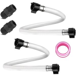 94-591-01 RV Water Pump Silencer Hose Kit 36" Replacement for Shurflo, Fit between the pump and the plumbing system to reduce unwanted rattling and plumbing vibration noises, Compatible with most RV