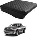 Center Console Cover for 2019-2024 Dodge Ram 1500/2500/3500, Armrest Cushion Cover Nappa Leather Middle Console Covers Console Cushion Pad (Only Bucket Seat)