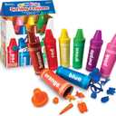 Learning Resources Rainbow Sorting Crayons - 56 Pieces, Ages 3+ Kids Crayons, Early Color Recognition & Sorting, Toddler Sort and Stacking Toys