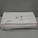 Pureegg Plastic Table Cloth Disposable 20 Pack, 54 x 108 Inch Table Cloths, Party, Picnic, Wedding, Decorative Tablecloths, Rectangle, White Plastic Cover, Leakproof & Sturdy, White