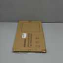 Kikcoin Stainless Steel Cutting Board, Double Sided Titanium Cutting Boards for Kitchen, Stainless Steel and Wheat Straw PP Large Chopping Board, Beige