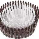 Miniature Wood Picket Fence - 2 Pcs DIY Brown and White Fence with Gate, 40 Inch Long for Fairy or Dollhouse Garden