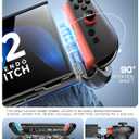 Mumba Dockable Case for Nintendo Switch 2 2025, [Blade Series] TPU Grip Protective Cover Accessories Compatible with Switch 2 7.9 Inch and Quick-Release Joy-Con Design (Mixtape)