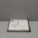 100% Blackout Shield Linen Blackout Curtains for Bedroom 84 Inches Long, Back Tab/Rod Pocket Living Room Drapes, Thermal Insulated Blackout Curtains 2 Panels Set, 50" W x 84" L, Cream