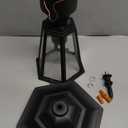 Dusk to Dawn Outdoor Post Light, Waterproof Aluminum Outdoor Lamp Post Lantern Fixture, Black Exterior Pole Lantern with Dusk to Dawn Sensor for Outside Garage Garden Street Lighting, 1 Pack