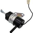 16851-60014 Fuel Shut Off Solenoid Compatible with Kubota BX2230D BX1500D BX1800D RTV900R RTV900T B7410D Z482 Z602 D722 D902 D782 D622 Z402 Replacement for 16851-60012 052600-4531 12VDC