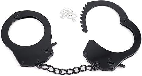 Toy Handcuffs With Keys, Metal Texture Is Safe And Does Not Hurt Hands, Party Game Punishment Props