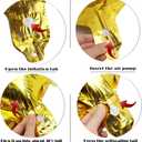 Number Balloons,Standing Number 0-9 Balloon 32 Inch Rose Gold Birthday Decorations for Girls Foil Balloon 0-9 Birthday Balloons