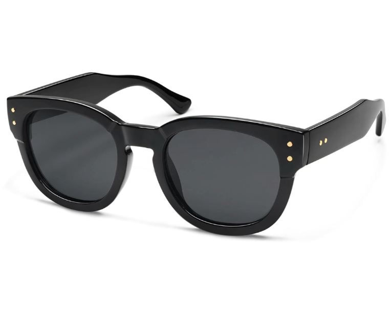 SOJOS Retro Round Polarized Sunglasses for Men Women Vintage Classic Thick Womens Square UV400 Shades SJ2321