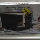 Chefman Countertop Microwave Oven 1.1 Cu. Ft., 1000 Watts with 10 Power Levels, 6 Cooking Presets with One-Touch Express Cook, Eco Mode, Child Safety Lock, & Mute Button - Black