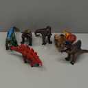 TEMI 7 Piece Jumbo Dinosaur Toys for Kids 3-5, Large Soft Toys for Dinosaur Lovers, Boys, Toddler Ages 5-7 Years, Perfect Party Favors, Birthday Gifts (Multi_color)