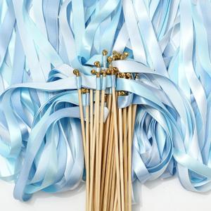Whaline 40Pcs Wedding Ribbon Sticks with Bells Dusty Blue Streamers Fairy Stick Wands Ribbon Tassel Wands for Baby Shower Send Off Party Activities Holiday Celebration Supplies Dusty Blue Whaline 40Pcs Wedding Ribbon Sticks with Bells Dusty Blue Streamers Fairy Stick Wands Ribbon Tassel Wands for Baby Shower Send Off Party Activities Holiday Celebration Supplies Dusty Blue