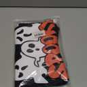 Potia Halloween Shirts for Women Halloween Spooky Ghost TShirt Funny Spooky Season Print Tee Tops Black, Size Large, Black 