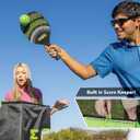 Kan Jam Pack n Go Pickleball Portable 4 Player Pickle Ball Outdoor Game with 2 Paddles and 2 Balls
