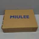 MIULEE Natural White Linen Curtains 108 Inches Long for Bedroom Living Room, Soft Thick Linen Textured Window Drapes Semi Sheer Light Filtering Rod Pocket Back Tab Cream Ivory Modern Look, 2 Panels