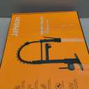 Durable Kitchen Sink Faucet with Sprayer, Compatible with 1 Hole or 3 Hole, 360° Rotatable Commercial Pull Out Kitchen Sink Faucets Two Handles Spring Laundry Camper Utility Wet Bar Sinks