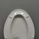 KOHLER 20110-0 Brevia, Slow Close Toilet Seat, Elongated Toilet Seat, Grip-Tight Bumpers Quick-Attach Hardware, White