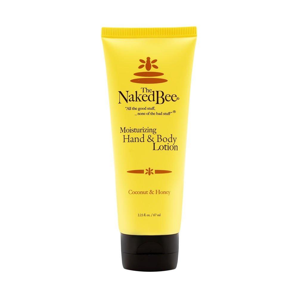 The Naked Bee Nourishing Body Lotion for All Skin Types (2.25 oz) Moisture Replenishing Lotion for Dry Skin with Coconut & Honey
