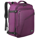 MATEIN Travel Backpack for Women, Expandable Flight Approved Carry on Backpack, Water Resistant Lightweight Suitcase, Large Business Weekender Daypack, Gift for Traveler, Purple