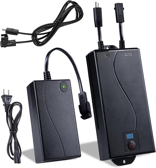Rechargeable Battery Packs for Reclining Furniture - 2500mAh with LCD Display for Electric Recliners, Power Sofas, Lift Chairs and Couch - only Compatible with 2-Pin Connector Motion Furniture