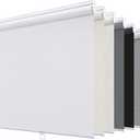 SUNOFF Blackout Cordless Roller Shades Blinds,46" W x 72" H,White