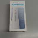 AquaSonic Water Flosser - Cordless Rechargeable Water Flossers for Teeth Cleaning - Waterproof Aqua Flosser, Portable Oral Irrigator for Dental Cleaning with 5 Jet Tips  Braces Home Travel. (White)