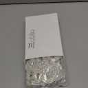 WILLBOND 52 Pieces Self Adhesive Pearl Rhinestone Letter Patches A-Z Glitter Letter Stickers Pearl Alphabet Appliques for Clothes Hat Backpack, Wedding Graduation Mother's Day DIY Crafts(White)