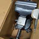 Olympia Tools 38-604 Bench Vise, Workshop Series, 4-Inch, gray