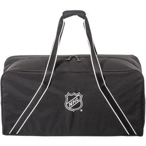 NHL Durable 30 Inch Black Equipment Bag with Roomy Compartment Lightweight Large Duffle Bag for Travel