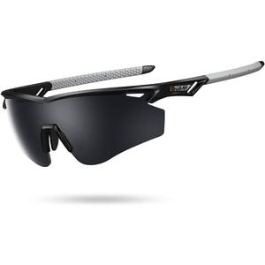 Polarized Running Sunglasses for Men Women Ultra-Comfort, UV400 Protection | 22g Lightweight TR90 Frame & Adjustable Silicone Nose Pads Wraparound Sports Sun glasses for Cycling Baseball Hiking Fishing