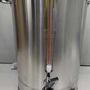 Commercial Coffee Urn 24L 160Cup Stainless Steel Quick Brew Hot Dispenser for Catering, Commercial Grade Large Capacity Coffee Maker For Meeting Rooms, Church, School, Stainless Steel (811.5 Ounces)