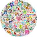 Greingways 300 PCS Inspirational Stickers for Adults, Motivational Water Bottle Stickers for Teens Kids Teachers, Journaling Scrapbook Laptop Positive Quote Vinyl Sticker for Vision Board Supplies