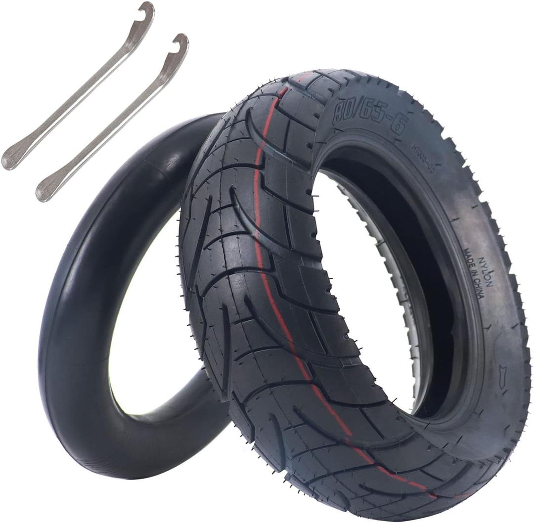 80/65-6 scooter tire City Road10 Inch 255x80 10x3.0 Replacement Thickened Pneumatic Tyres 80/65-6 for Electric Scooter E-Bike Tires Inner Tubes for Motorcycle