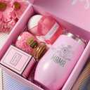 Mothers Day Gifts for Mom Grandma, Mom Birthday Christmas Gifts, Thoughtful Gift for Mother in law Step Mom, Best Mother's Day Gifts from Daughter Son Kids, Lavender Mom Spa GiftBasket Set