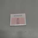 LISAPACK 8ML Atomizer Perfume Spray Bottle for Travel (3 PCS) Empty Cologne Dispenser, Portable Sprayer Travel Essentials for Men and Women (Black)