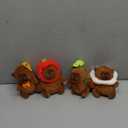 4PC Capybara Plush Keychain, Cute Small Capybara Mini Stuffed Animal. Valentines Day Gifts for Kids Birthday Party Favors Decorations