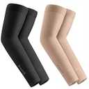 ProtectX 2 Pairs Sun Protection UV Cooling Arm Sleeves for Men Women, Breathable, Moisture-Wicking, Compression for Golf, Cycling, Football, Sports, Outdoor activities