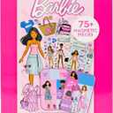 Barbie D.I.Y. Magnetic Play Set, 75 Pieces, 3 Magnetic Dolls, Crafts for Kids Ages 4-8, 4 Year Old Girl Birthday Gifts, Girl Toys, Cute Travel Toy, Fun Airplane Activities, Pretend Play for Girls