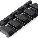 11mm Dovetail to 20mm Picatinny/Weaver Low Pro Snap-in Rail Adaptor 4 Slot & 9 Slot for Red Dot Reflex Holographic Sight Laser Scope and Other Optics