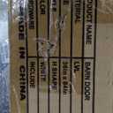 36in x 84in  Sliding Barn Door with 6.6ft Barn Door