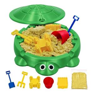 Estairkas Mini Turtle Sandbox Zen Garden for Desk, Desktop Sandbox on the Go Stress Relief, Mini Desk Zen Sand Garden Kit with Lid, Funny Coworker, Birthday, Friend Gifts Idea