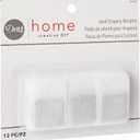 Dritz Home Covered Lead Drapery Weights, 12-Piece, White (Pack of 1)