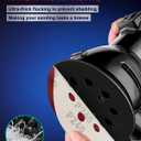 240 Grit Sandpaper, 5 Inch Sanding Discs Hook and Loop, Orbital Sander Pads for Wood, Metal Sanding, 100Piece