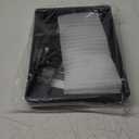 Fu Store Silverware Drawer Organizer DIY Customize Expandable Utensil Tray for Kitchen Upgraded Flatware Cutlery Holders Adjustable Plastic Tableware Storage for Spatula Spoons Forks Knives (Black)