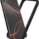 K TOMOTO Compatible with iPhone 16 Pro Bumper Case (6.3 Inch), Liquid Silicone Frame Case [ShockAbsorb] [Raised Edge Protection] [Drop Protection] [Silky and Soft Touch], White