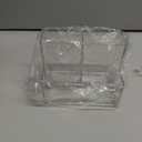 Desk Pen Holder, Transparent Clear Pencil Storage Box, Large Capacity Acrylic Display Simple Stationery Organizer Desktop